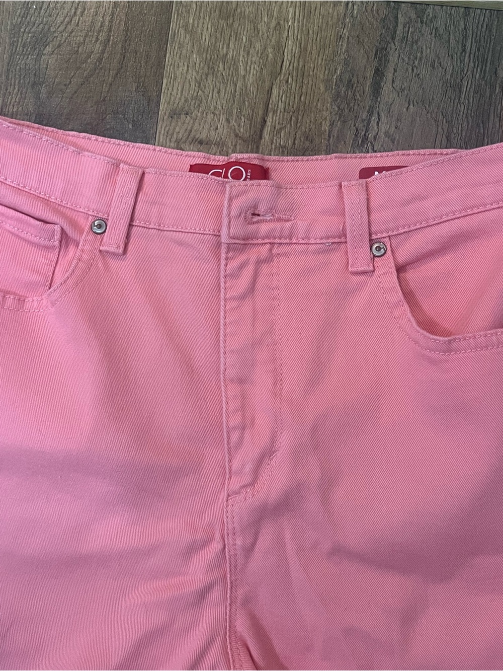 Cropped Coral Pink Capris Size 12 Excellent Used Condition
